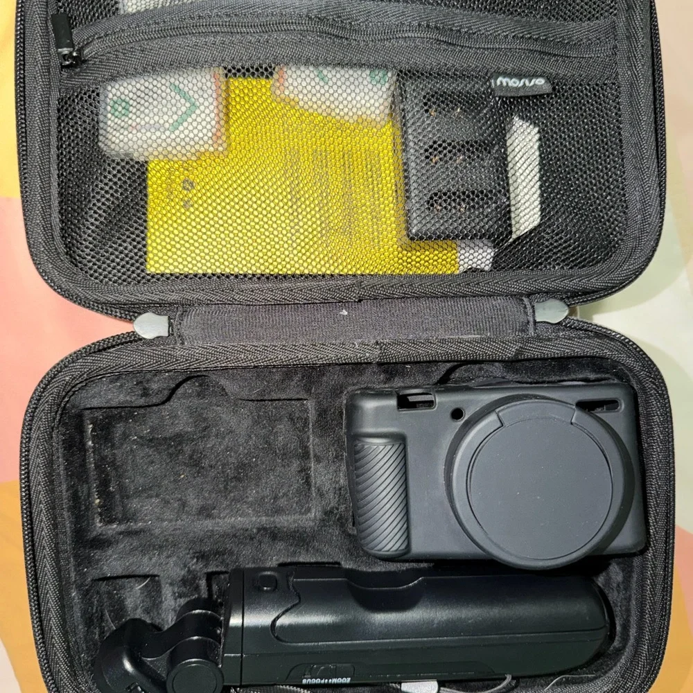 Sony ZV-1 Accessory Starter Pack - Off brand Case, Tripod, Batteries